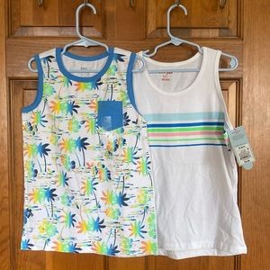 NWT tank tops. Cat & Jack 6/7, Epic Threads size 7.